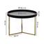 Couchtisch Eva D: ca. 58,5 cm - Goldfarben/Schwarz, Design, Holz/Holzwerkstoff (58,5/58,5/42cm) - Livetastic Couchtisch Eva D: ca. 58,5 cm - Goldfarben/Schwarz, Design, Holz/Holzwerkstoff (58,5/58,5/42cm) - Livetastic