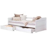 Stauraumbett 970477 Nelly - Weiß, MODERN, Holz (90/200cm) - MID.YOU