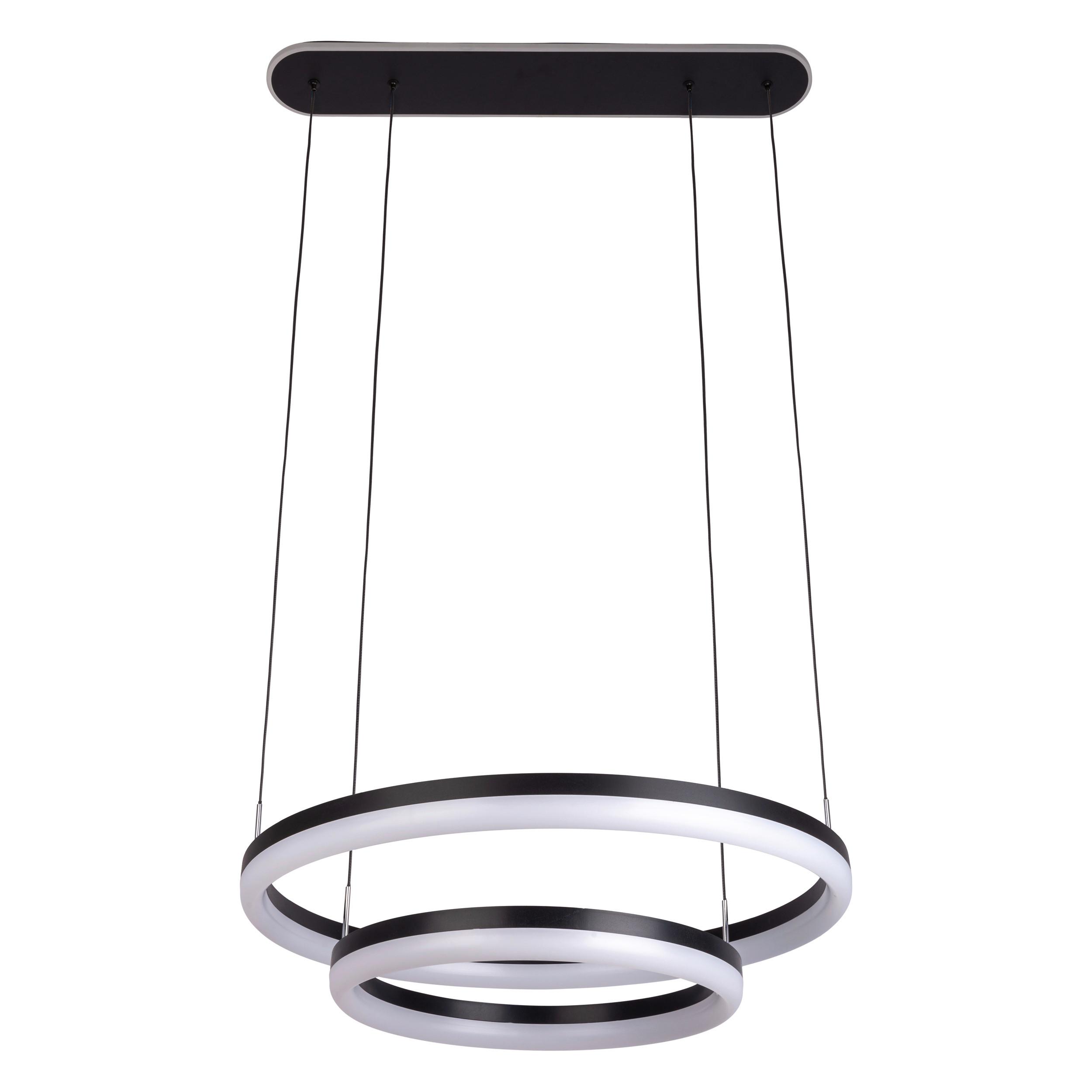 LED-Pendelleuchte 7096922 Circulo - Weiß, KONVENTIONELL, Metall (60/150cm) - Näve