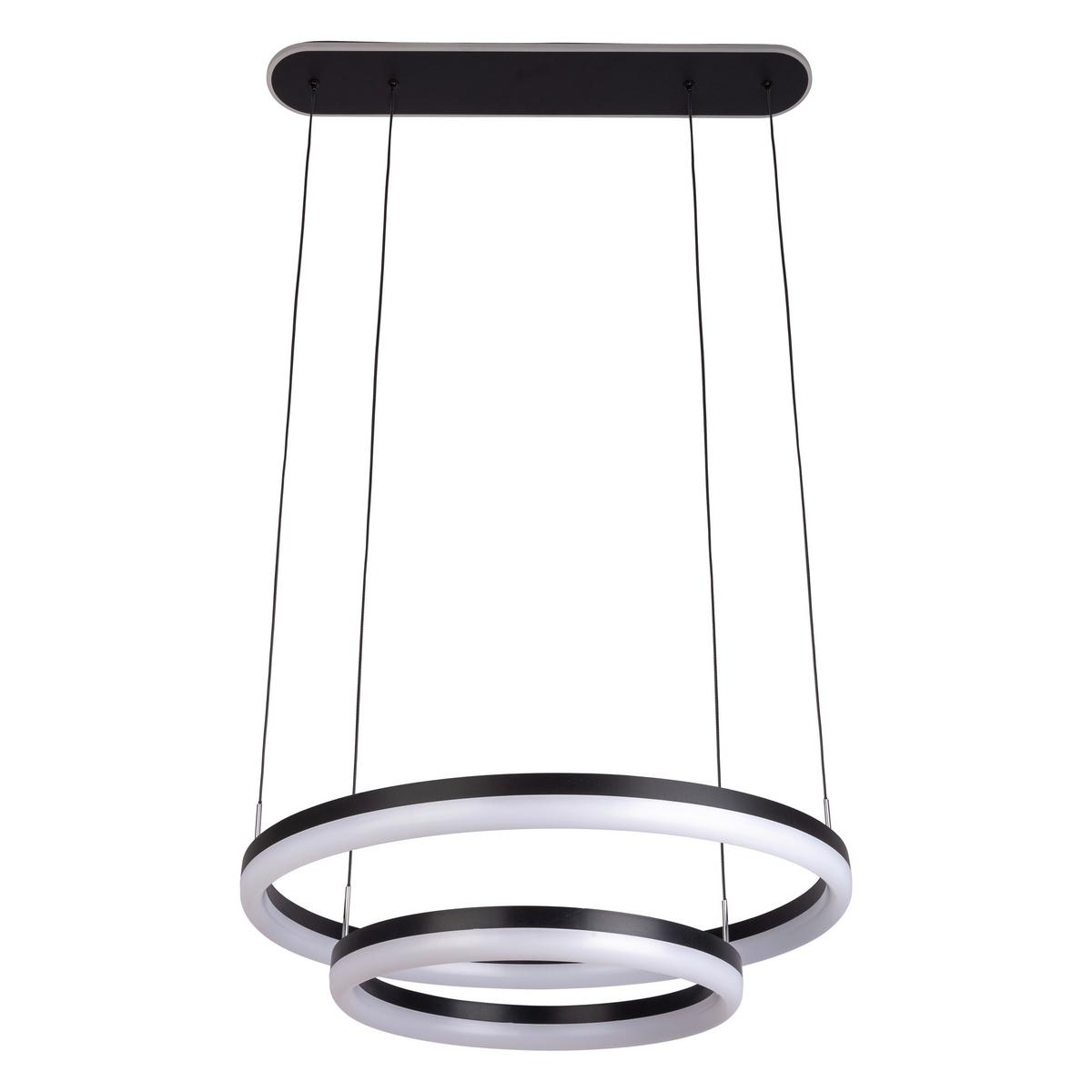 LED-Pendelleuchte 7096922 Circulo - Weiß, KONVENTIONELL, Metall (60/150cm) - Näve