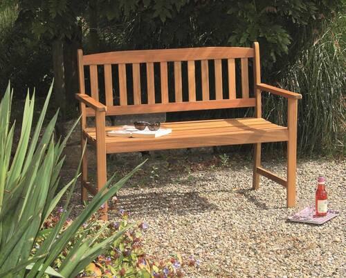Gartenbank Holz 2-Sitzer Woody - Akaziefarben, Basics, Holz (110/56/86cm) - Acamp