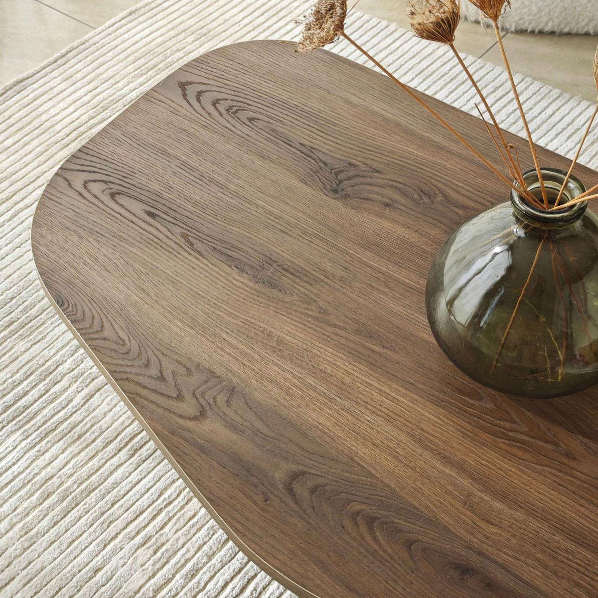 COUCHTISCH Walnussfarben B: 100cm - Walnussfarben, MODERN, Holzwerkstoff (100/35/60cm)