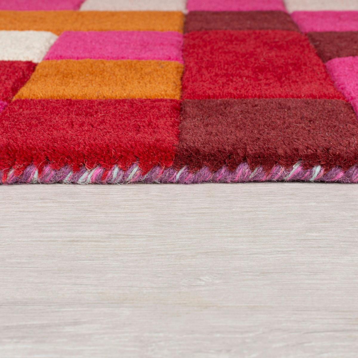Wollteppich Lucea - Multicolor, KONVENTIONELL, Textil (120/170cm)