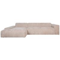 ECKSOFA Hannah Beige S: 170x343cm - Beige/Schwarz, Design, Textil (170/343cm) - MID.YOU