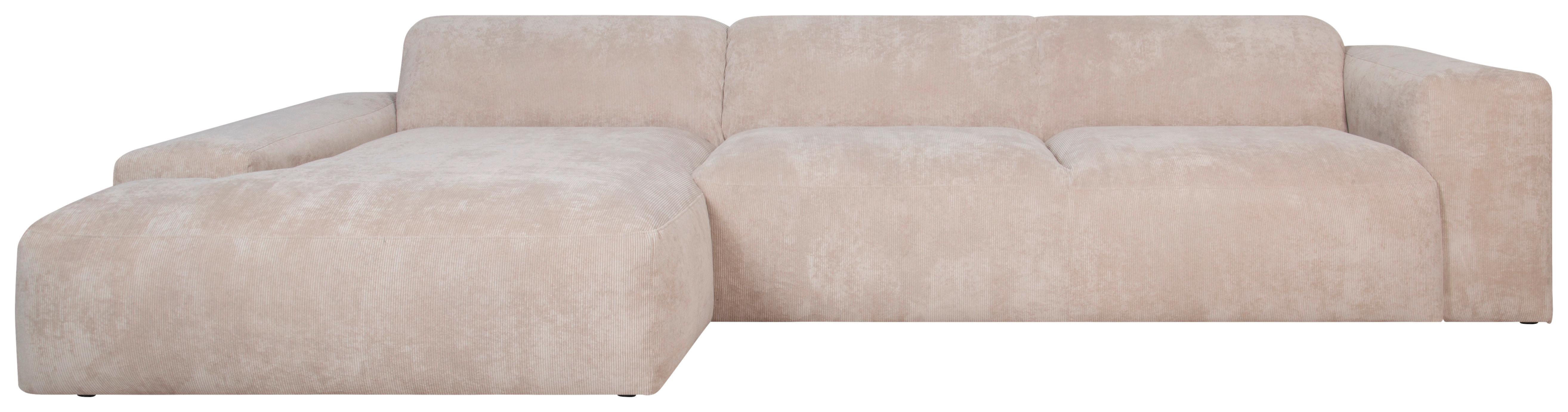 ECKSOFA Hannah Beige S: 170x343cm