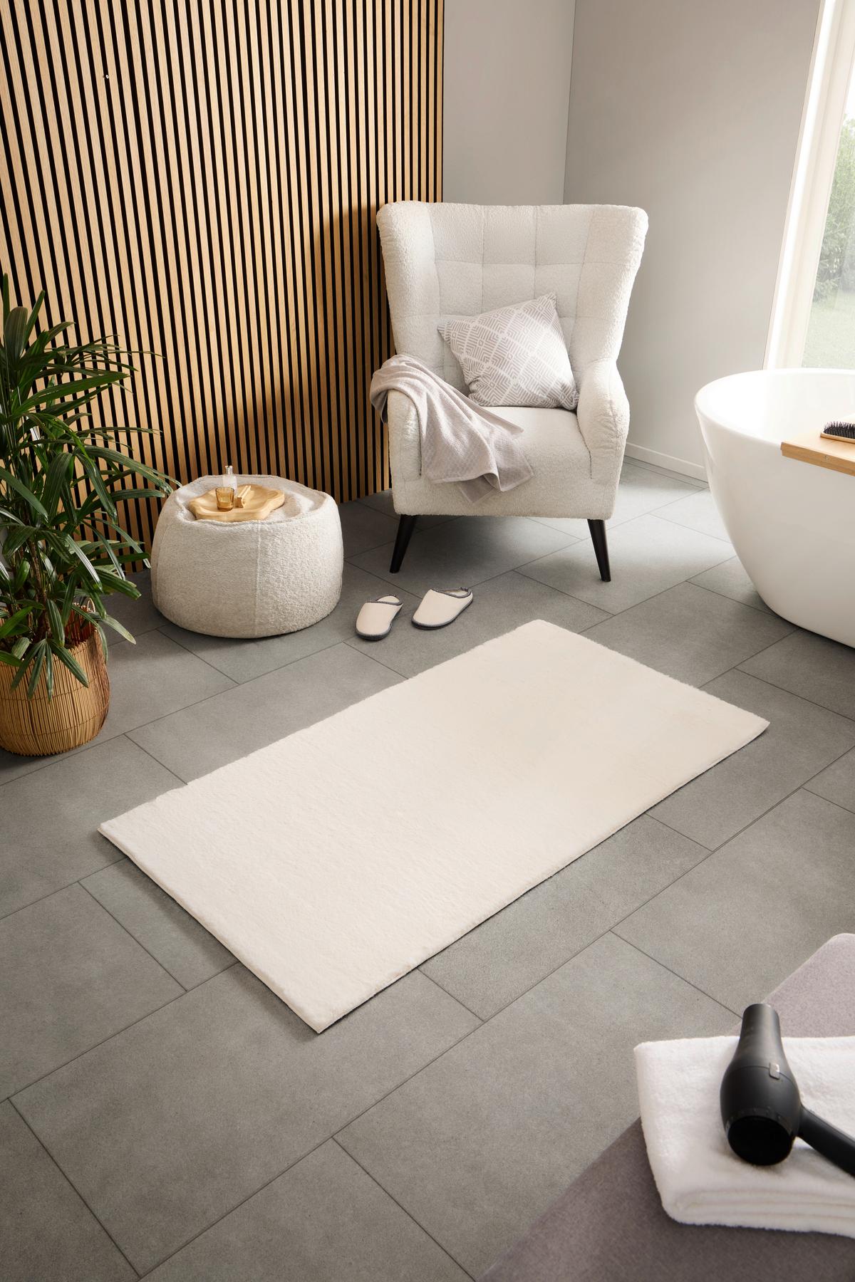 Hochflorteppich Naomi - Beige, MODERN, Textil (80/150cm) - Luca Bessoni