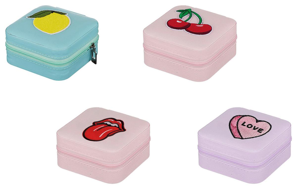 Organizér na šperky NAOMI -KMA- - viacfarebná, textil/papier (9,5/5/9,5cm) - Mömax