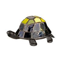 Tischleuchte Qz-Tortoise-Tl Tiffany - Bronzefarben, KONVENTIONELL, Glas/Metall (14,1/21/10,1cm) - Elstead Lighting