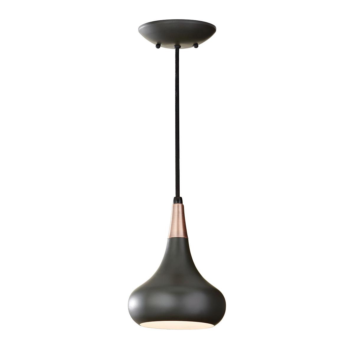 Hängeleuchte Fe-Beso-P-S-Dbz - Bronzefarben, Design, Metall (17.9/28.1cm) - Elstead Lighting