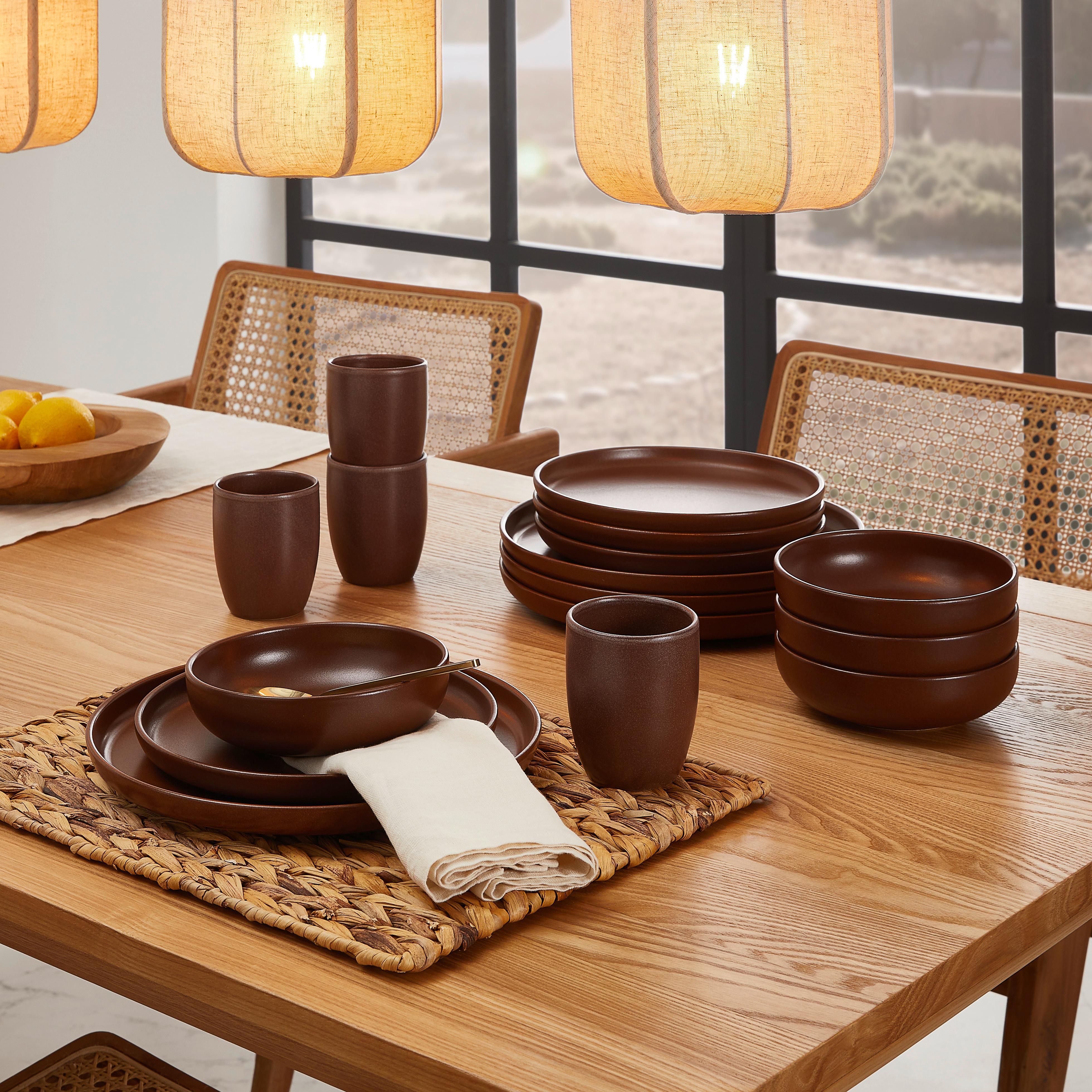 Kombiservice Uno Braun von Creatable aus Steinzeug