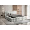 Polsterbett Dizzle Creme Lf: 160x200 cm - Creme/Schwarz, MODERN, Holz/Textil (160/200cm) - MID.YOU