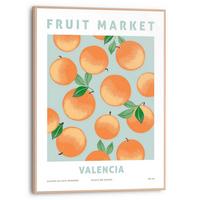 BILD Valencia Oranges 30x40 cm - Orange, Trend, Holzwerkstoff (30/40cm) - Reinders!
