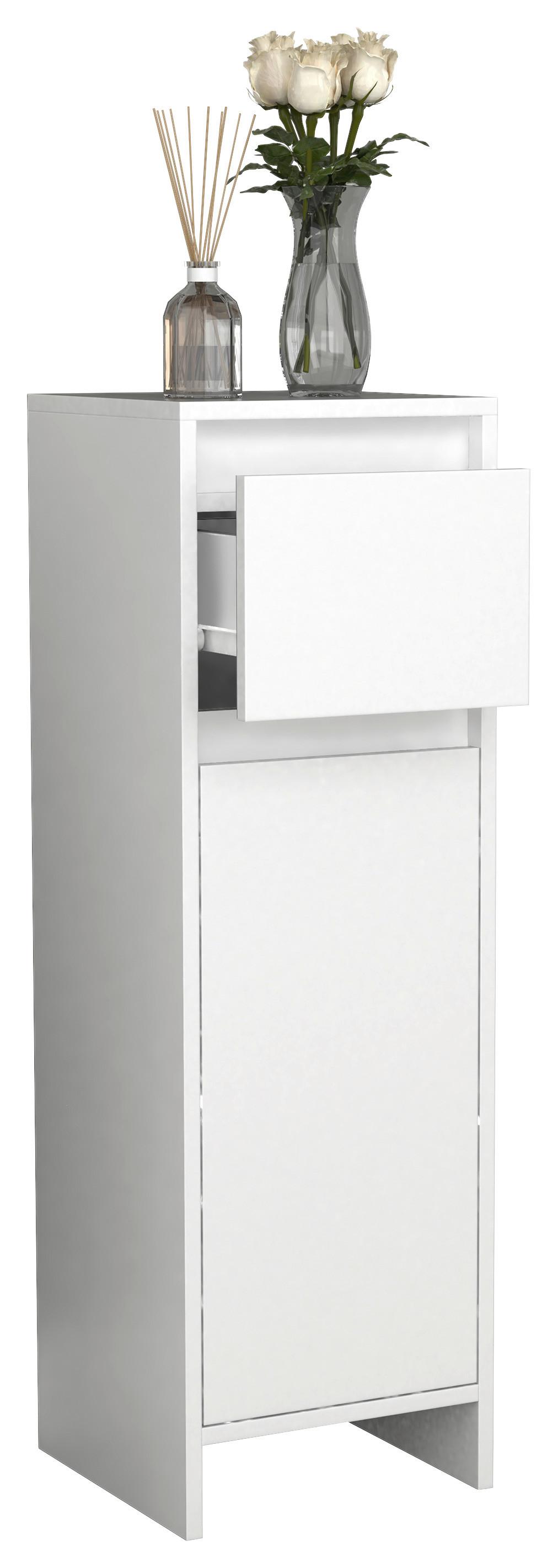 Highboard Malira Weiß B: 30 cm