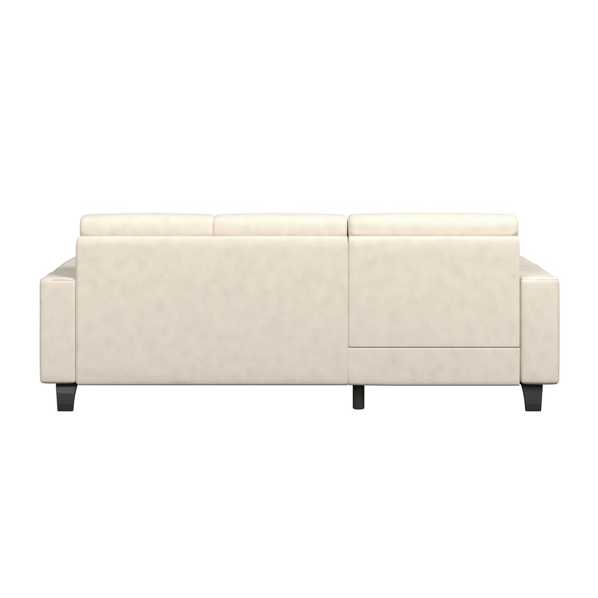 Ecksofa Varese naturfarben, B: 164 cm - Beige/Schwarz, KONVENTIONELL, Textil (164/239cm) - James Wood