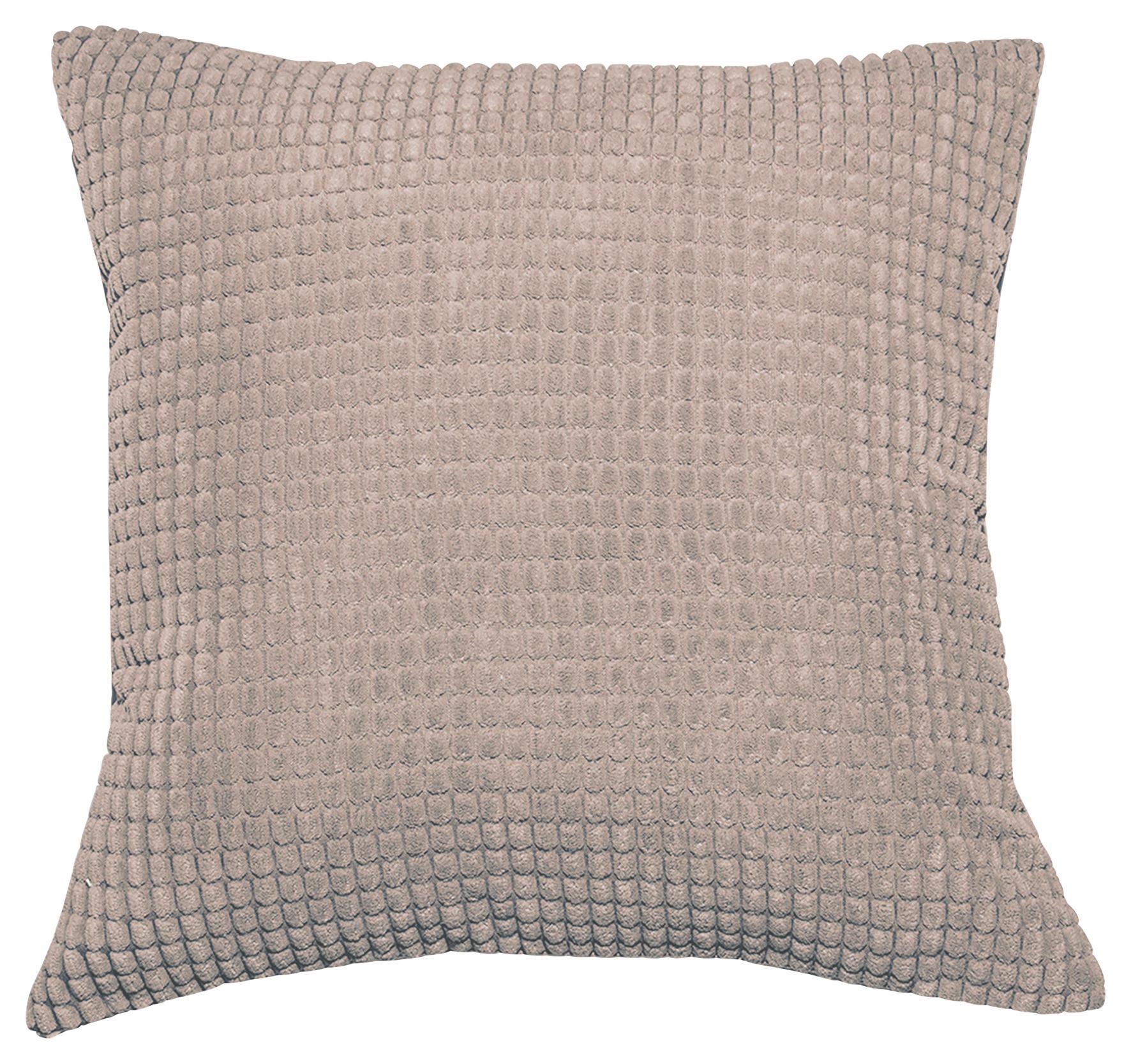 Zierkissen Halina 45x45 Cm Polyester Sandfarben Mit Zipp - Sandfarben, MODERN, Textil (45ml) - Luca Bessoni