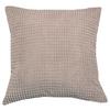 Zierkissen Halina 45x45 Cm Polyester Sandfarben Mit Zipp - Sandfarben, MODERN, Textil (45/45cm) - Luca Bessoni