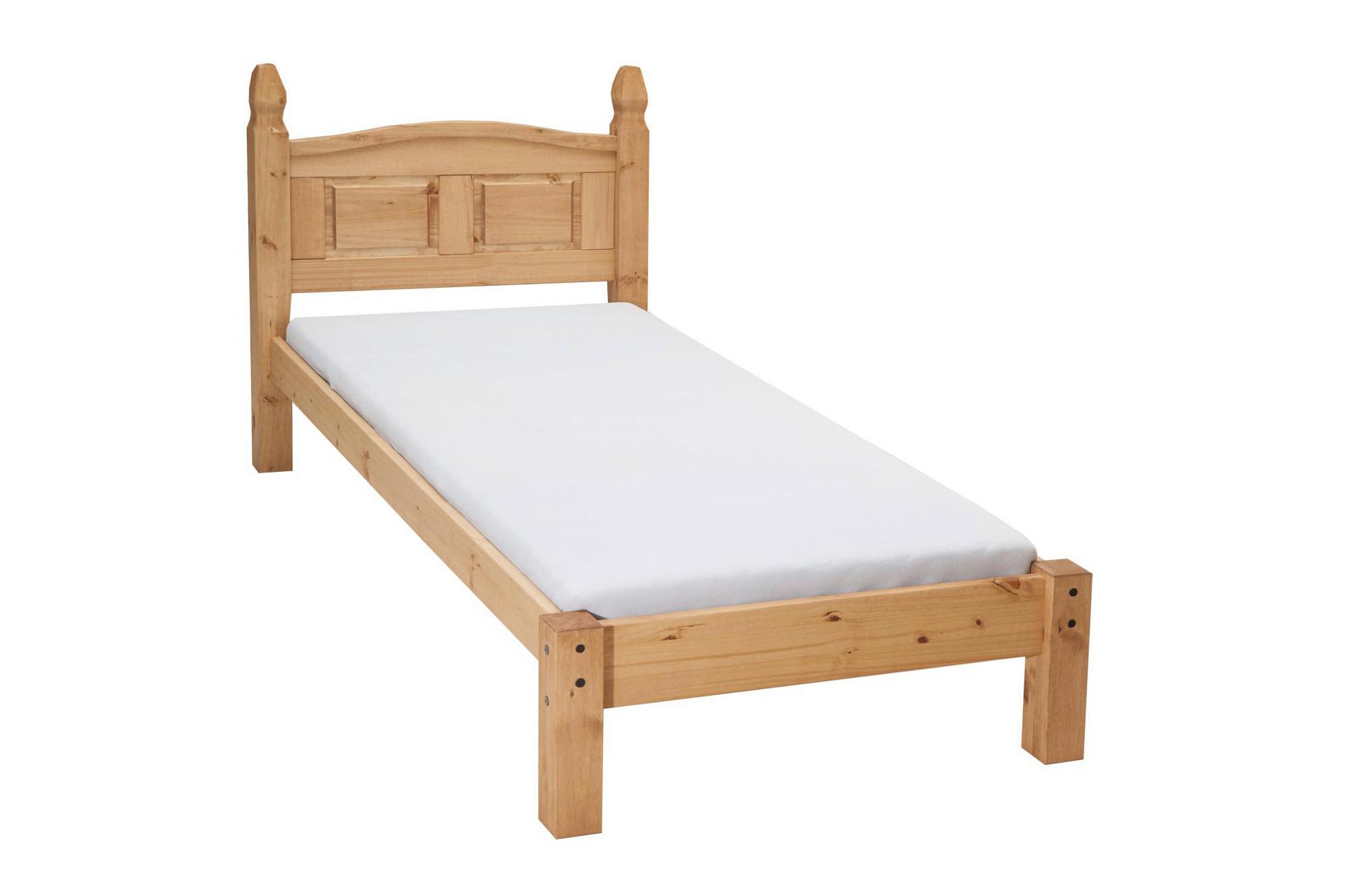 BETT Naturfarben 90x200cm - Naturfarben, Basics, Holz (90/200cm) - Livetastic
