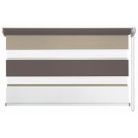DOPPELROLLO Just Brauntöne B: 100 cm - Dunkelbraun/Braun, Design, Textil (100/160cm) - Homeware