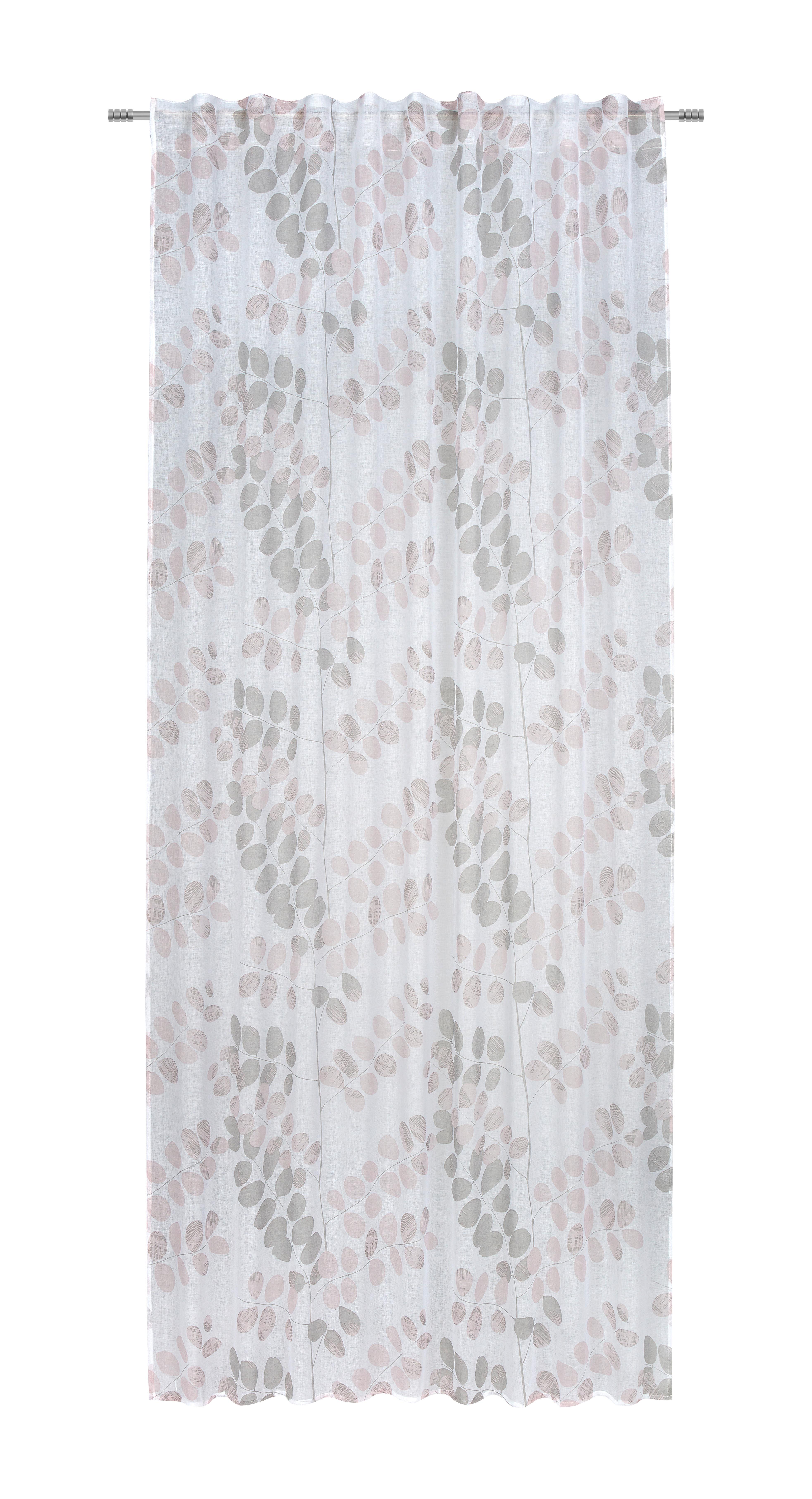 HOTOVÝ ZÁVES ENDLESS - ružová, Konventionell, textil (140/245cm) - Modern Living