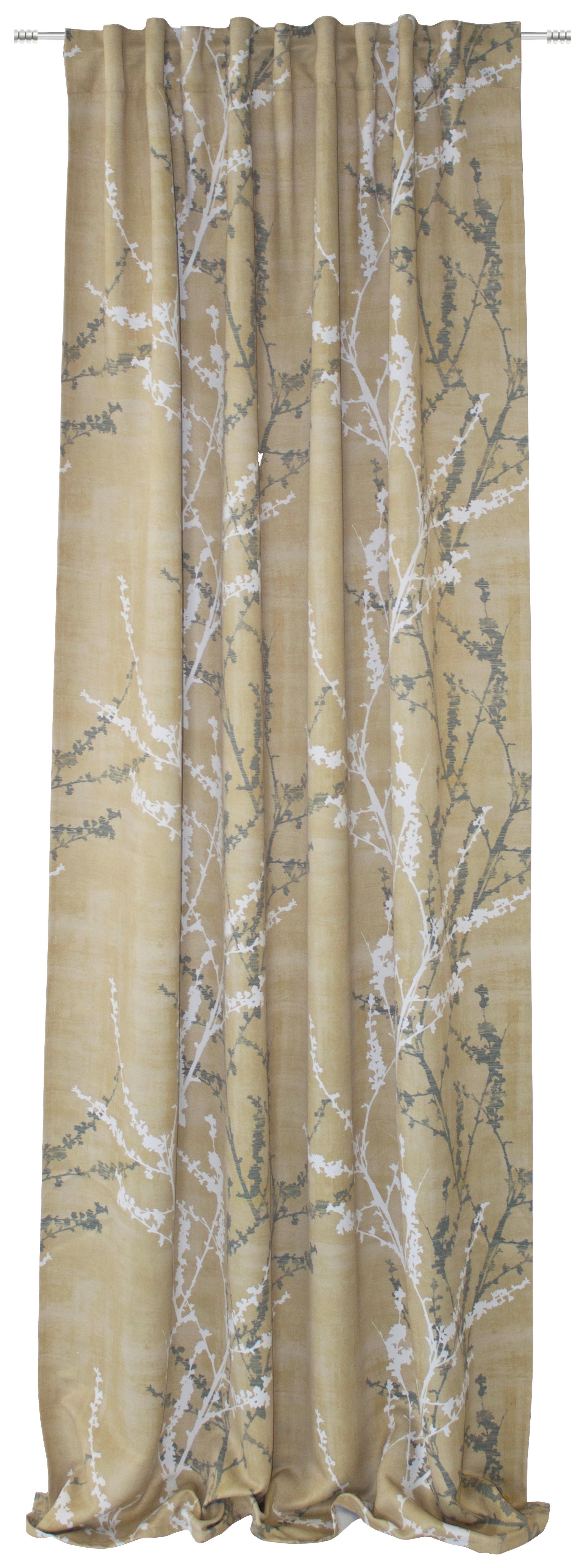 Verdunkelungsvorhang Kirsten - Currygelb, MODERN, Textil (135/245cm) - Luca Bessoni