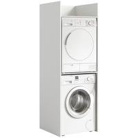 Waschmaschinenschrank Free Weiß B: 66cm - Weiß, Basics, Holzwerkstoff (66/195/60cm) - MID.YOU
