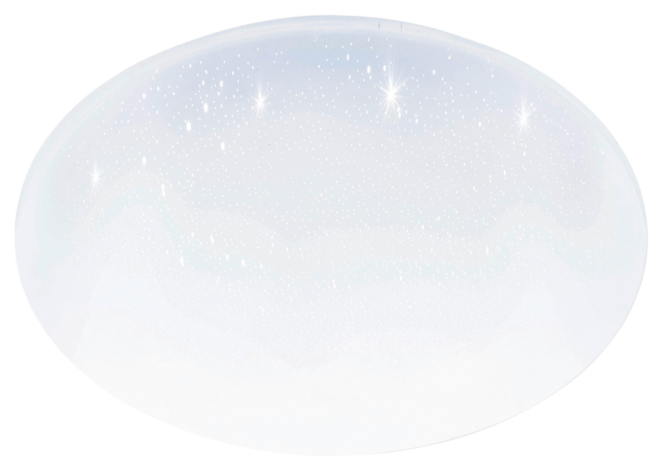 LED-Deckenleuchte Pogliola-S Ø 50 cm mit Sternenhimmel - Weiß, Basics, Kunststoff/Metall (50/8cm)