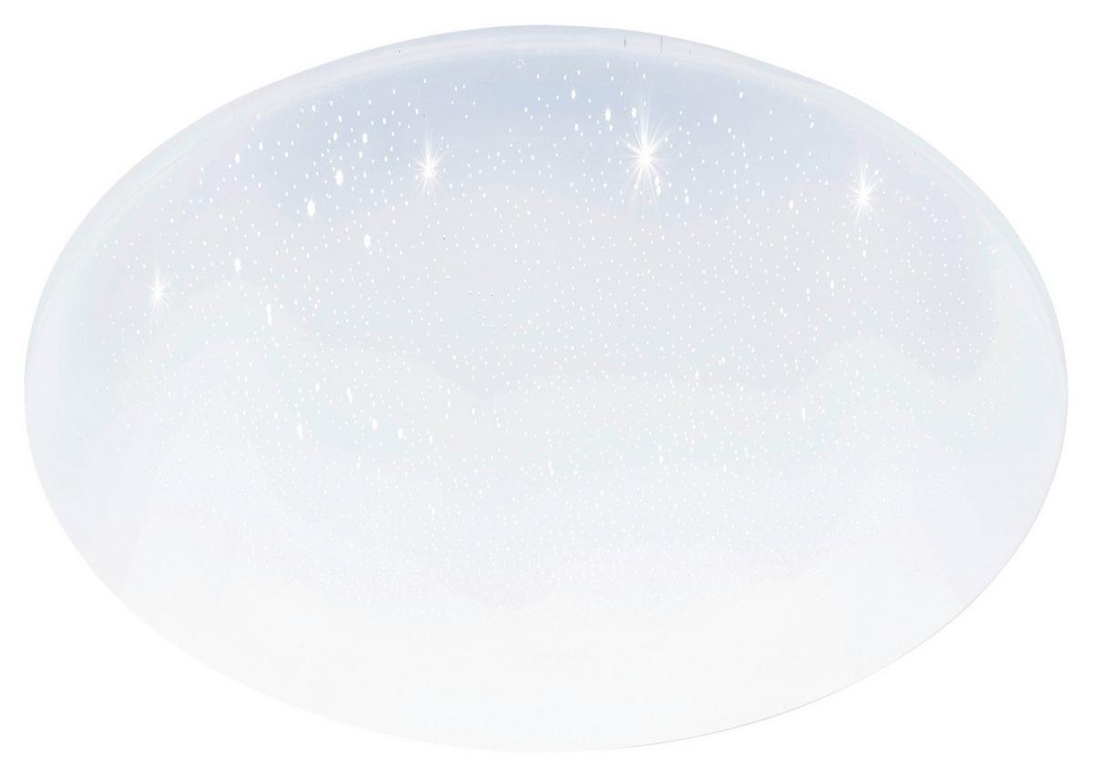 Led-deckenleuchte Pogliola-s Ø 50 Cm Mit Sternenhimmel - Weiß, Basics, Kunststoff/Metall (50/8cm)