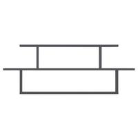 Wandregal Seneca - Anthrazit, Design, Holzwerkstoff (120/44,6/14,6cm) - MID.YOU