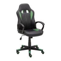 Kancelářská židle LIA -EXKLUSIV- - černá/zelená, Moderní, textil/plast (56/104-113/64cm) - Mömax