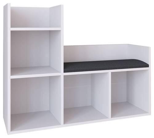 Regal Stehend Lelus 108 cm Weiß