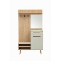 Garderobe Svante Torge Eichefarben B: 107 cm - Eichefarben, Design, Holzwerkstoff (107/197/34cm) - MID.YOU
