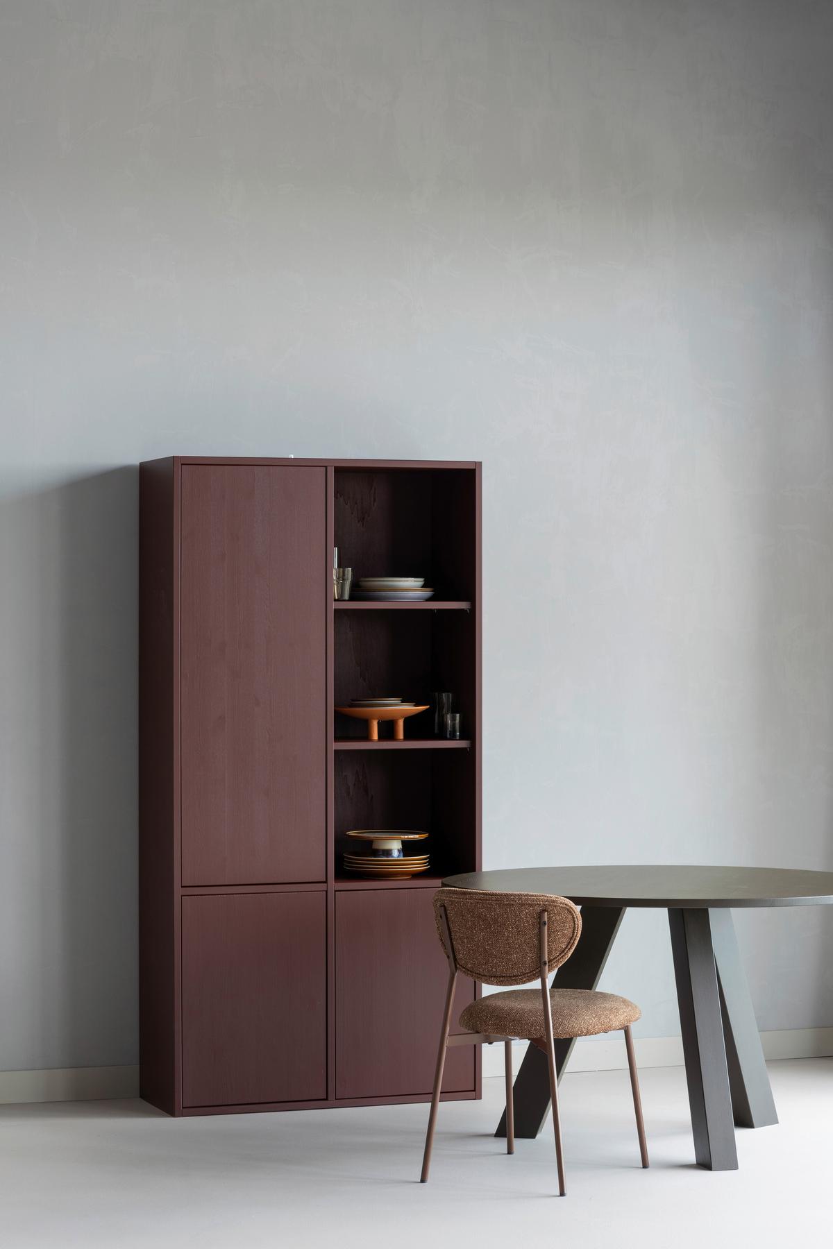 ESSTISCH Rhonda Braun L: 129cm - Braun, MODERN, Holz (129/129/75cm) - Livetastic