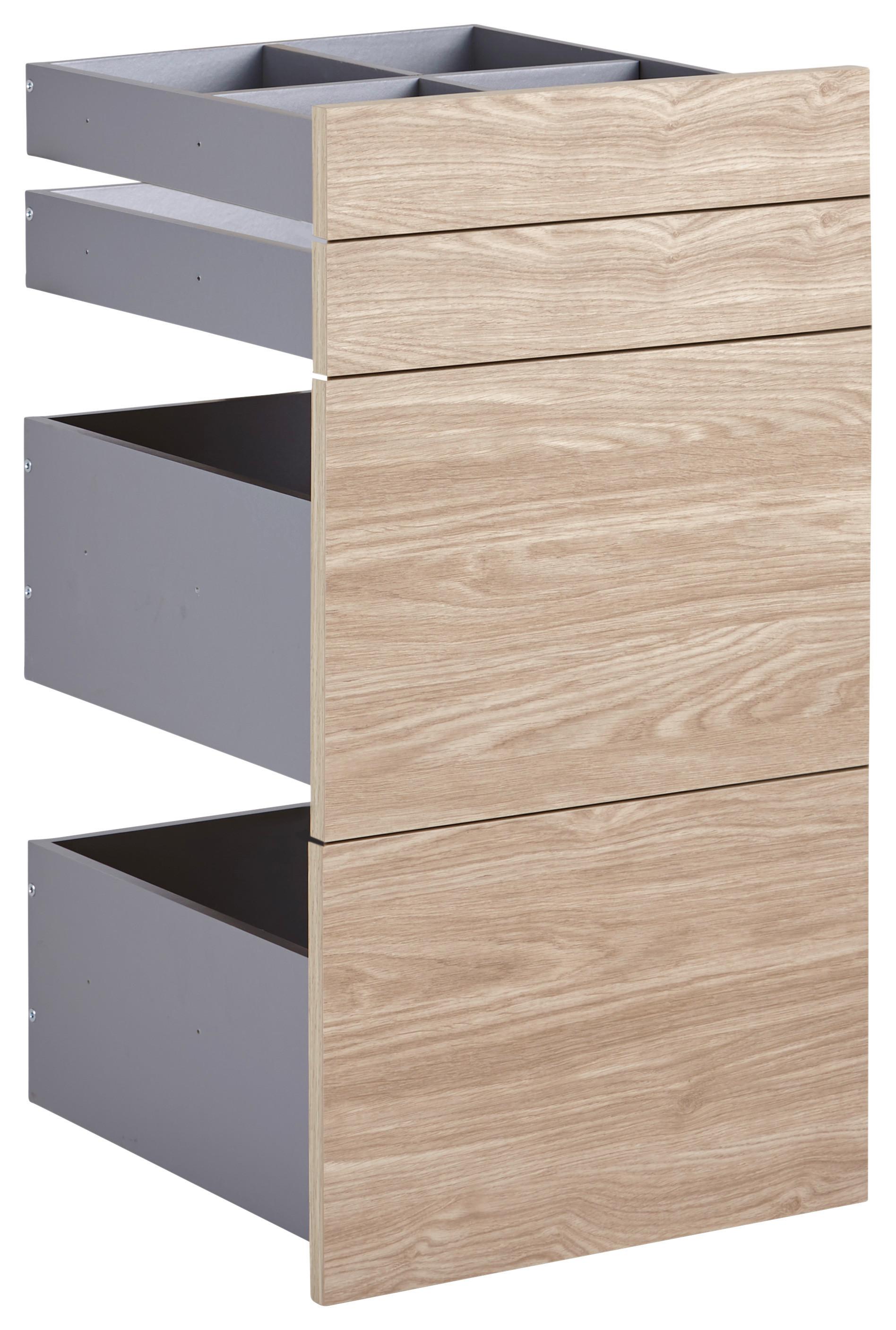 SADA ZÁSUVIEK UNIT - Modern, kompozitné drevo (45,3/83/47cm) - Ondega