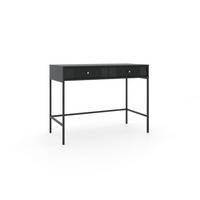 TOALETNÝ STOLÍK ISEO BLACK/BLACK/GOLD - čierna/zlatá, Design, kov/kompozitné drevo (104,2/79/50cm) - Xora