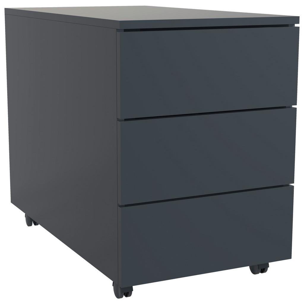 Rollcontainer Anthrazit Dalosa 39x55x70 cm