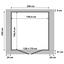 Gartenhaus Blockhaus Natur 200x225x200cm - Naturfarben, MODERN, Holz (200/225/200cm) Gartenhaus Blockhaus Natur 200x225x200cm - Naturfarben, MODERN, Holz (200/225/200cm)