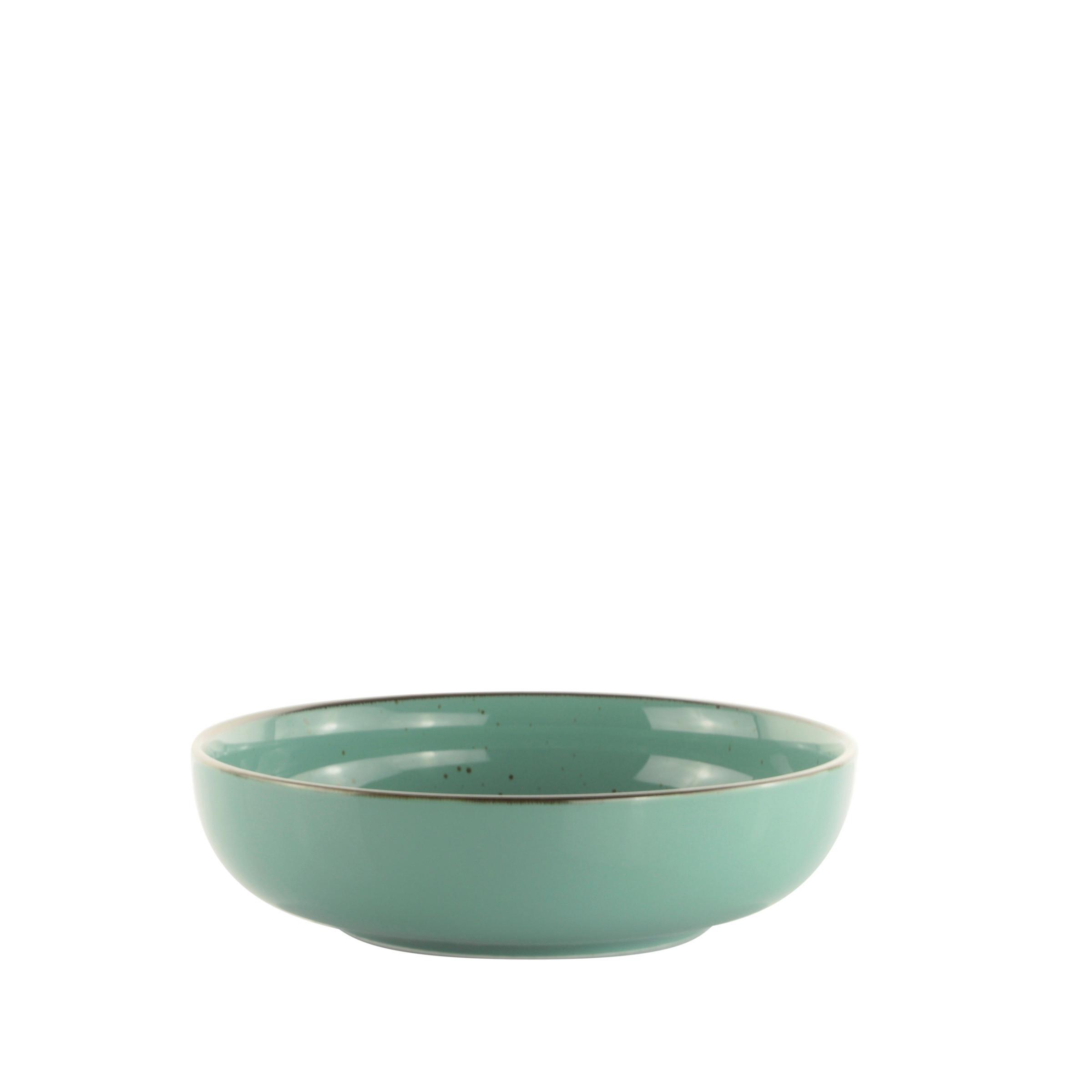 HLUBOKÝ TALÍŘ CAPRI - zelená, Moderní, keramika (21/5,9cm) - Mömax