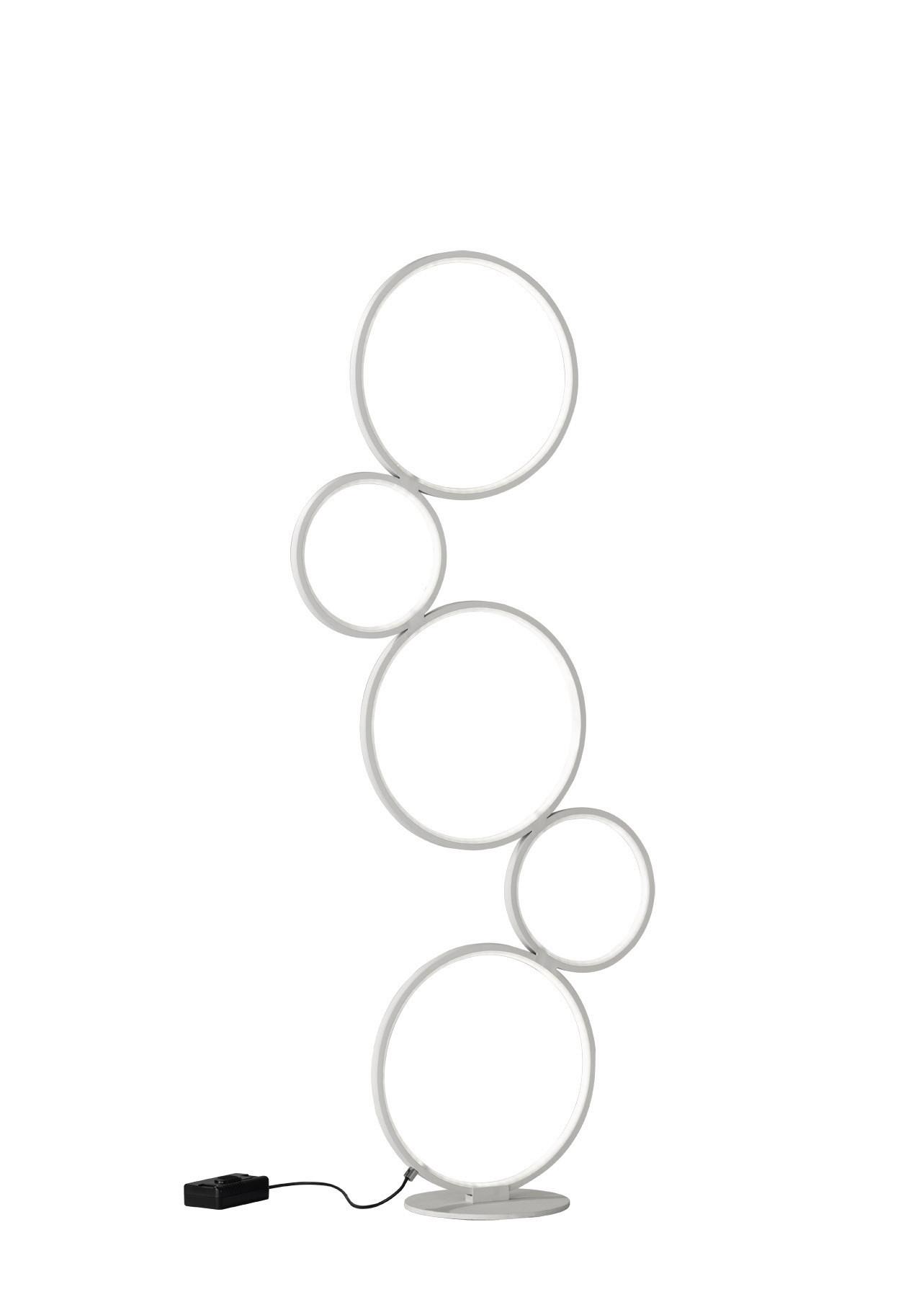 LED-Stehleuchte 422610531 Rondo - Weiß, Design, Metall (47/20/115cm) - Trio Leuchten