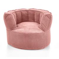 Sitzsack Snuggle Rosa B: 95cm - Beige/Rosa, Basics, Textil (95/65/95cm) - MID.YOU