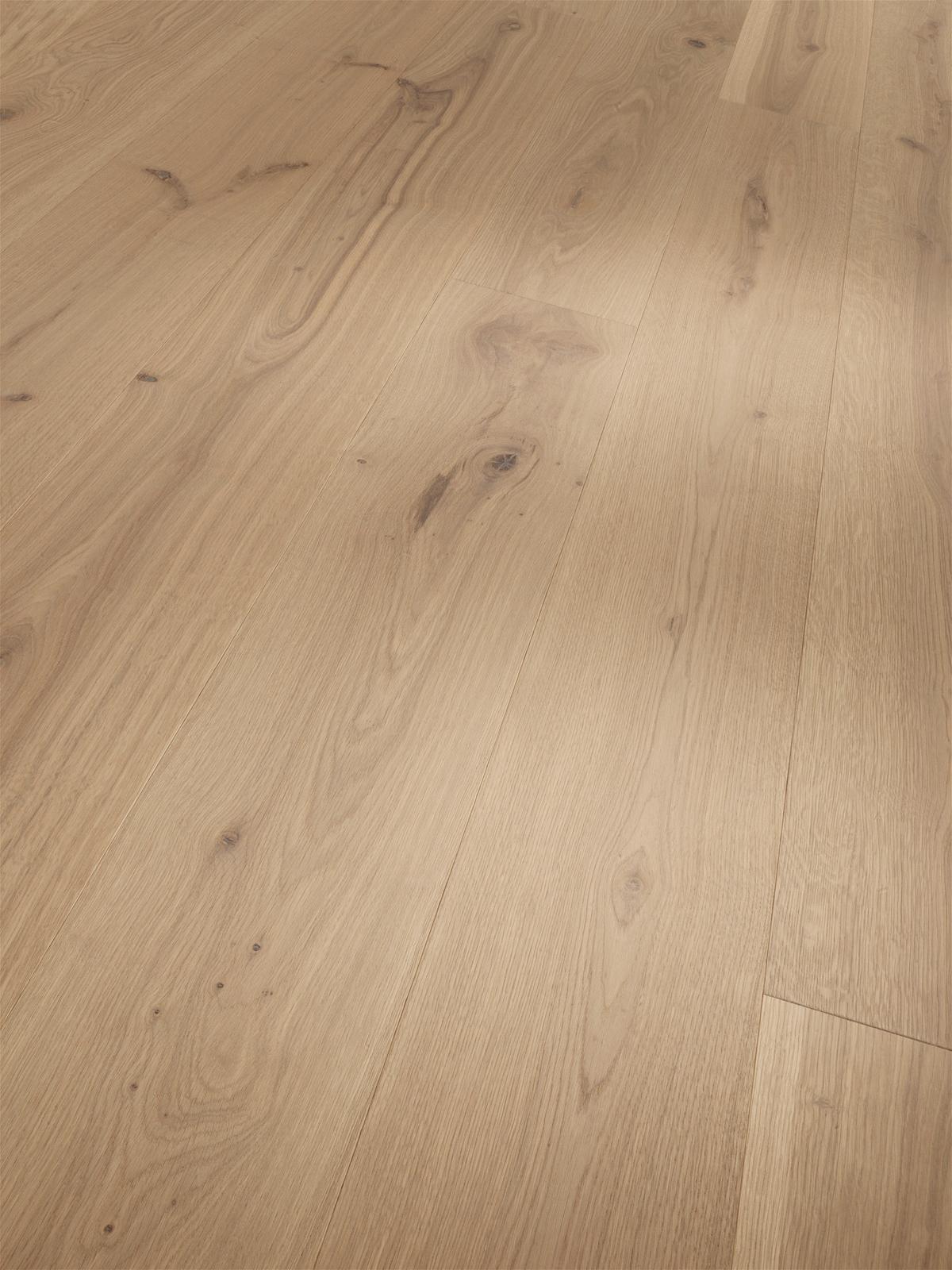 Parkettboden Eiche Hellbraun Landhausdiele Stärke 11,5 mm - Hellbraun/Weiß, LIFESTYLE, Holz (220/18,5/1,15cm) - Parador