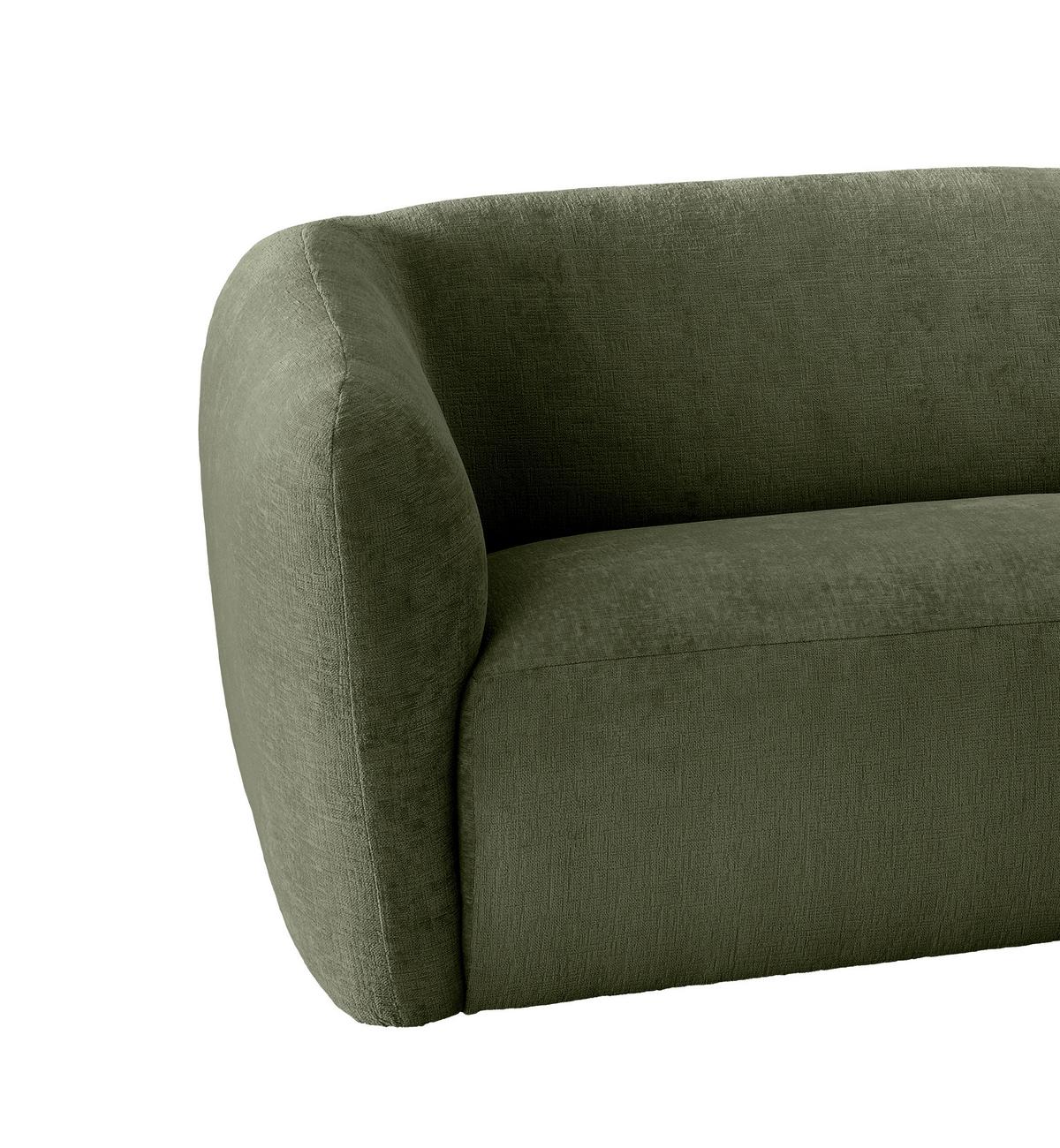 Ecksofa Jesi, Grün S: 276x182 Cm - Schwarz/Grün, MODERN, Textil (276/182cm) - Livetastic