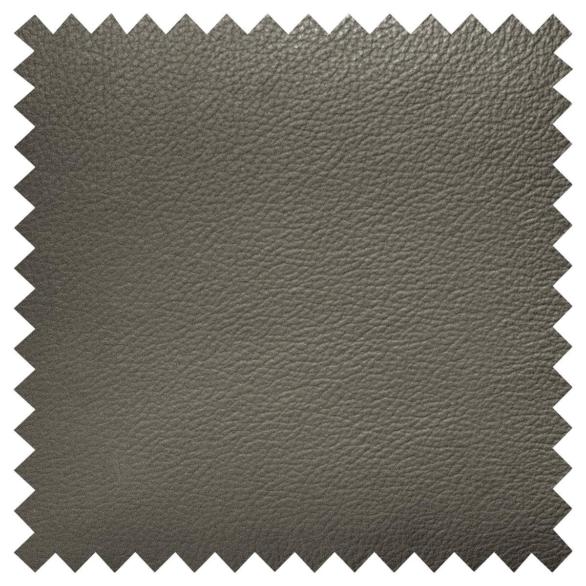 Ecksofa Santos Sahara S: 241 Cm - Chromfarben/Sahara, Design, Leder/Textil (241/168cm) - Livetastic