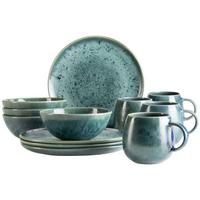 Frühstücksset Carellia Blau, 12-Teilig - Blau, Trend, Keramik - Mäser
