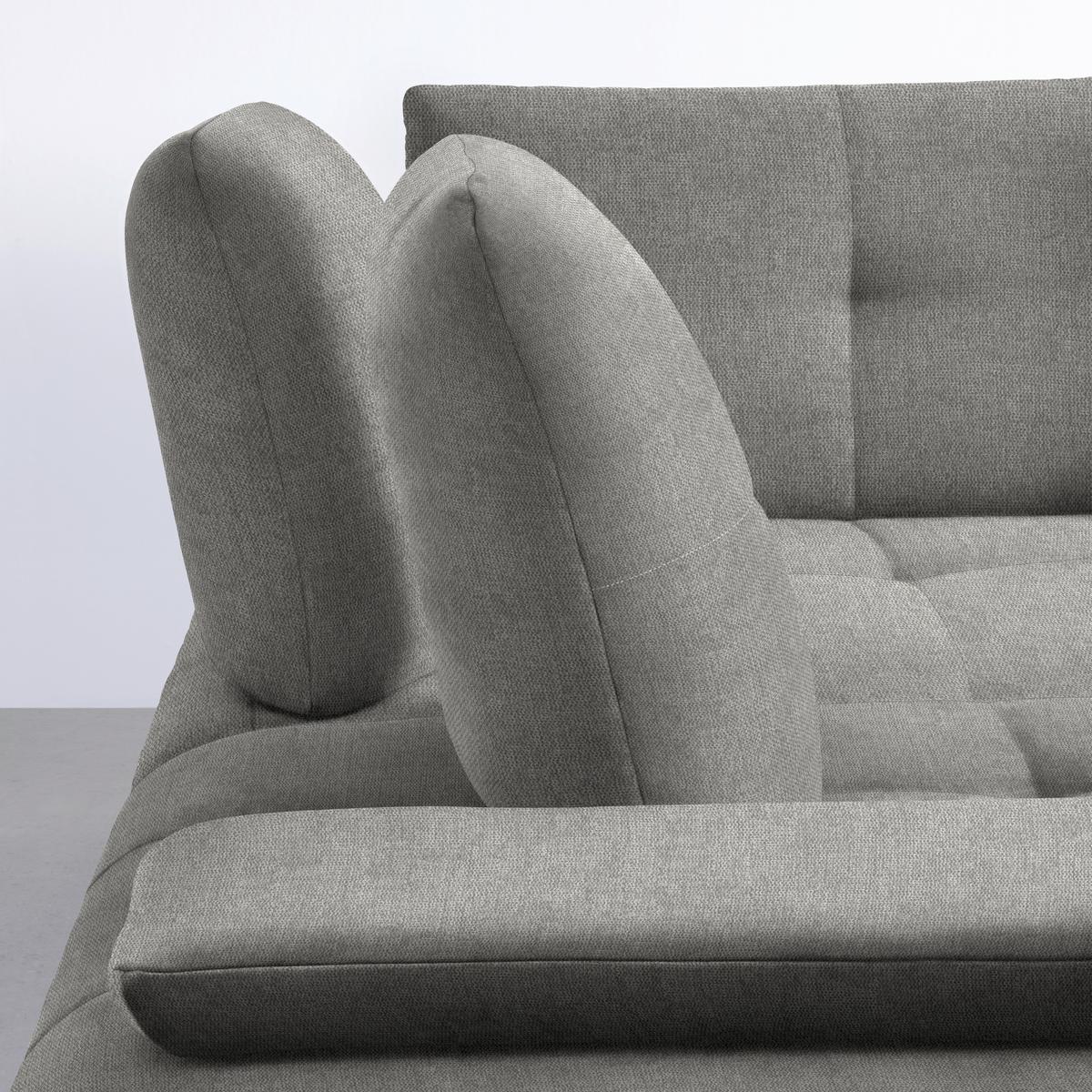 Rohová sedačka TRENDY, ľavá, sivá - čierna/sivá, Modern, kov/kompozitné drevo (250/93/310cm) - Premium Living