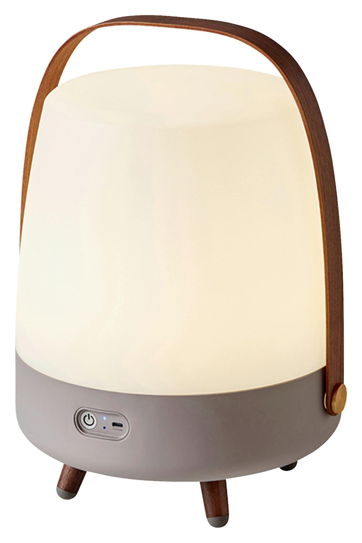 Akku-tischleuchte Kooduu Lpsea - Braun, Design (28.9/39.7/28.3cm)