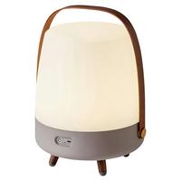 Akku-tischleuchte Kooduu Lpsea - Braun, Design (28.9/39.7/28.3cm)
