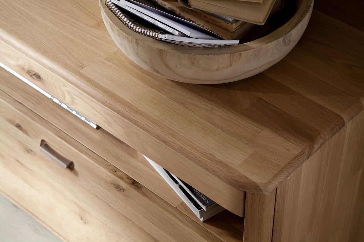 TV-Element Ravello B: 156 cm Eiche Dekor - Eichefarben, Design, Holz (156/58/50cm) - Livetastic
