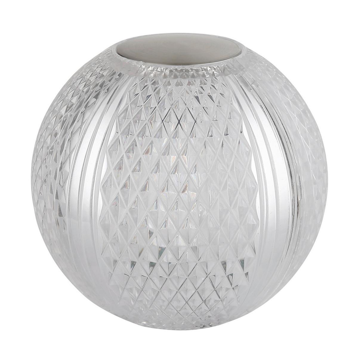 Akku-Tischleuchte 16042t1 - Klar/Transparent, KONVENTIONELL, Kunststoff (12/11.2cm) - Globo