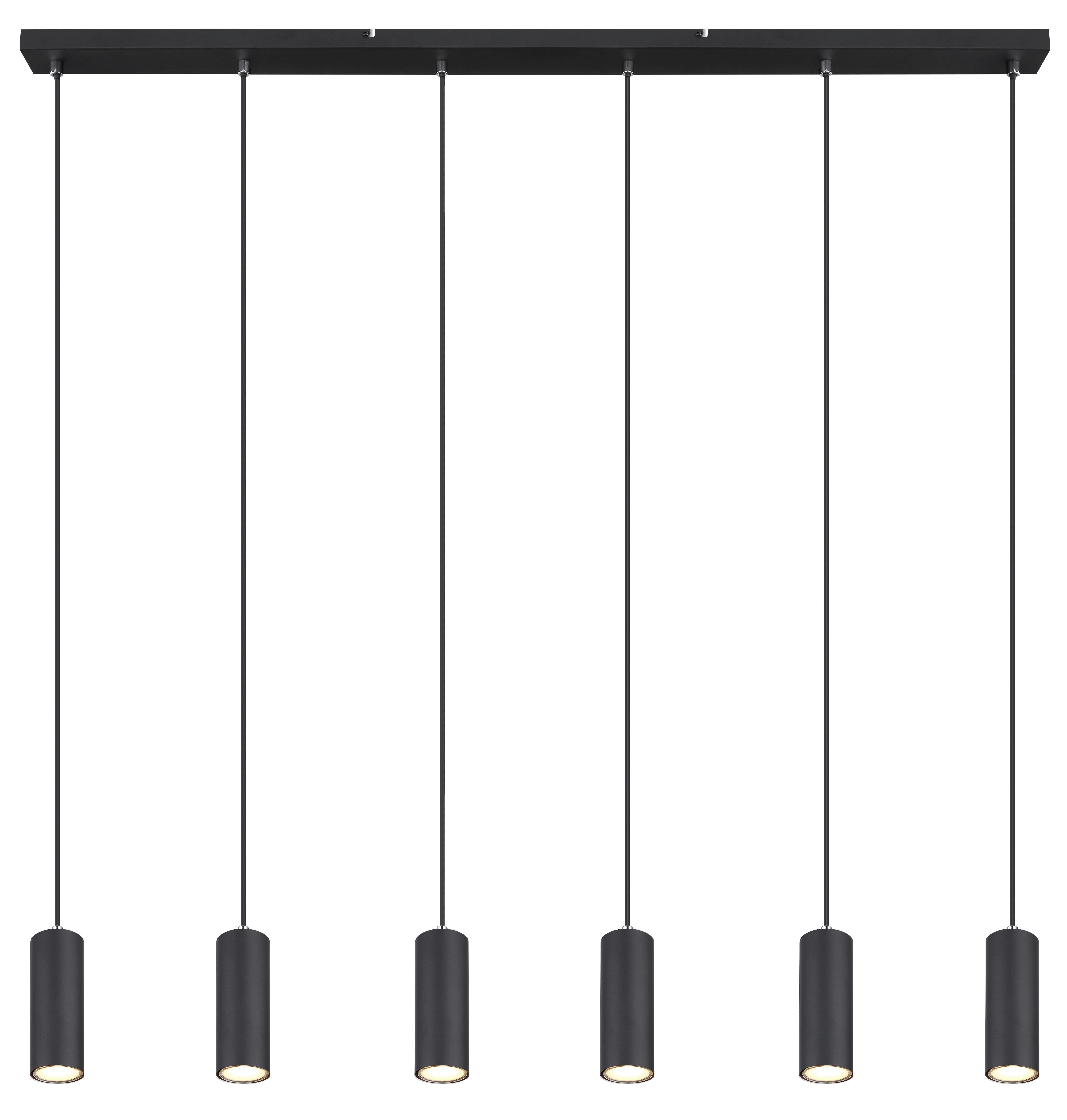 ZÁVESNÉ SVIETIDLO WITMO - čierna, Konventionell, kov (115/6/120cm)