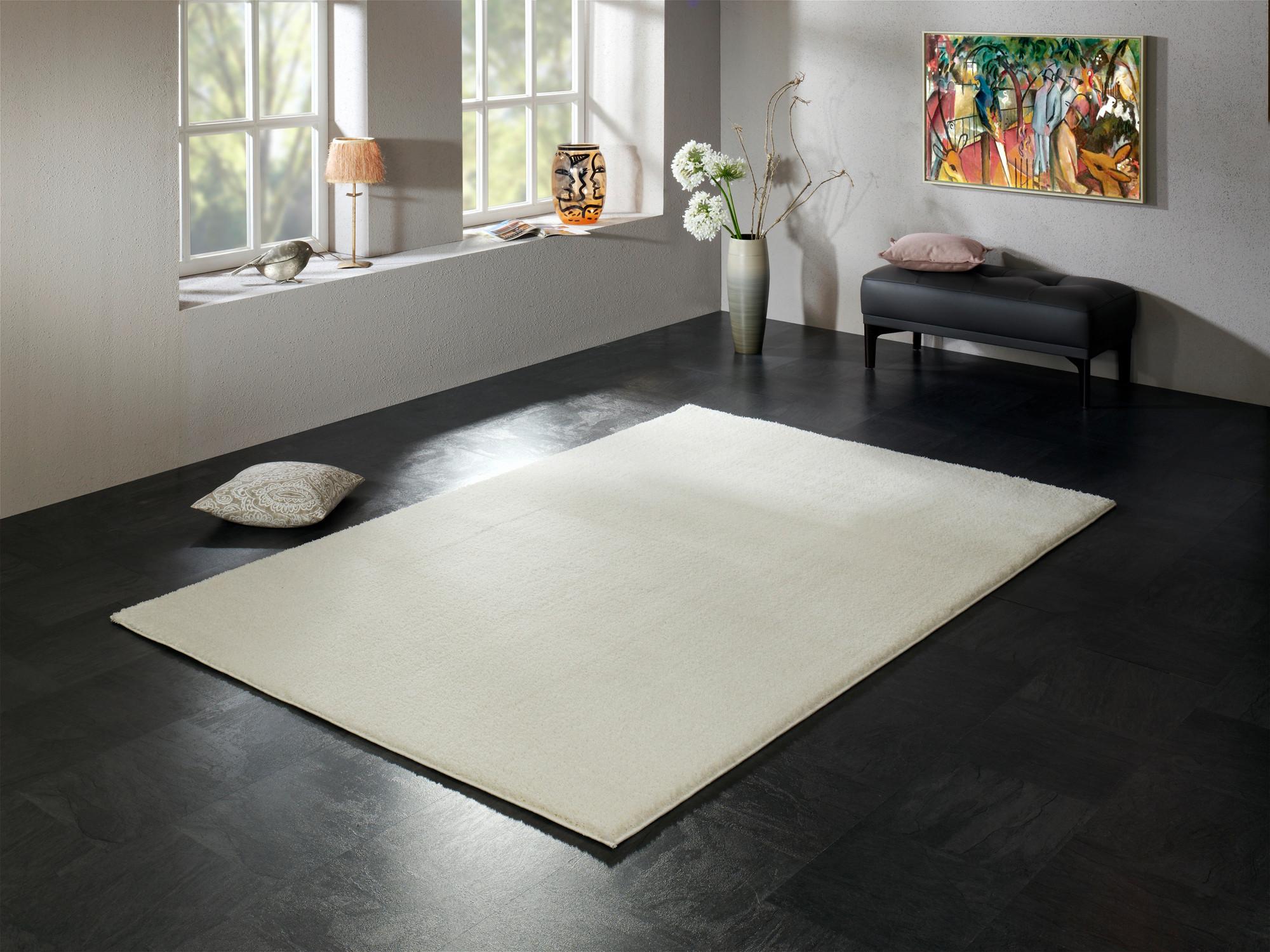 Webteppich Creme Sunshine 240x340 cm - Creme, Basics, Textil (240/340cm) - Novel